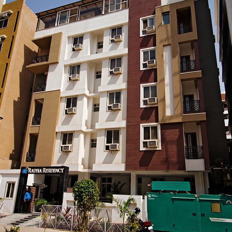 Radha Residency Hostel in landmark city Kota